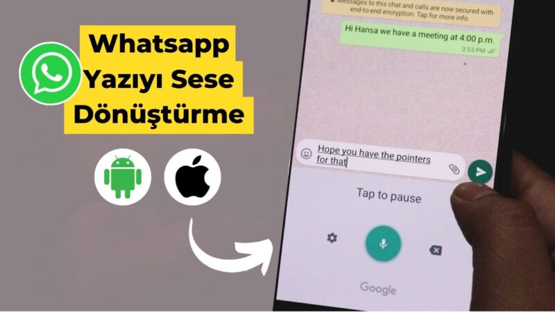 WhatsApp Sesli Dikte Açma Rehberi [2026 Güncel Çözüm] - Kapak Görseli
